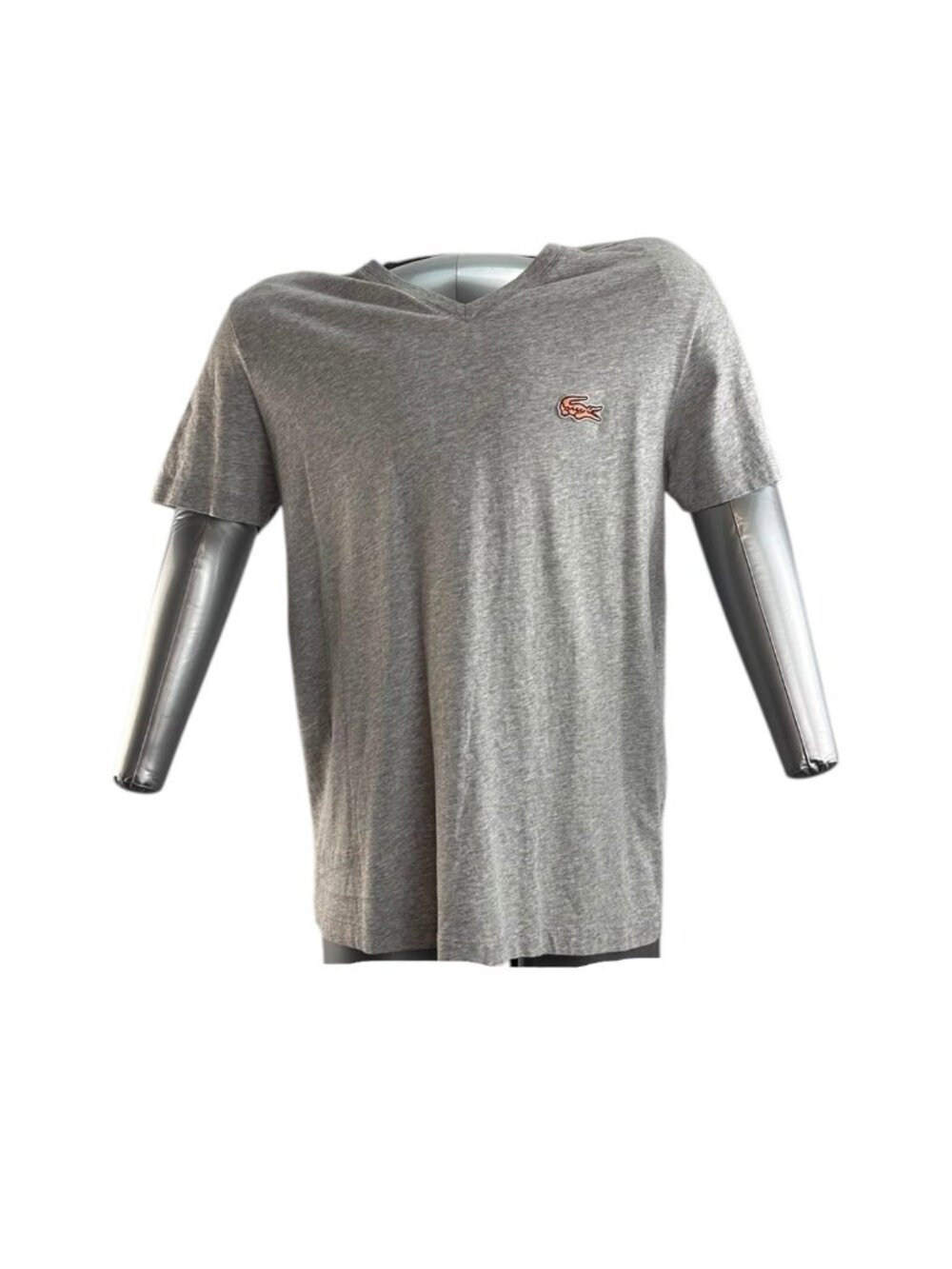 LACOSTE V-Neck T-Shirt – Men's Large